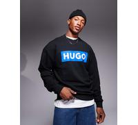 HUGO Felpa 'Niero' azzurro / nero / bianco, Taglia S