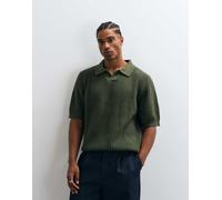 HUGO Blue Spero polo lavorato a maglia relaxed fit verde XL