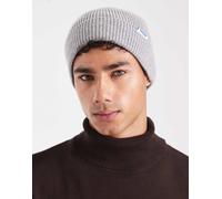 HUGO Blue - Xiav - Berretto in maglia grigio con etichetta del logo One Size