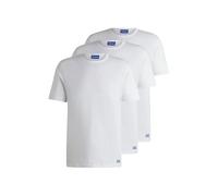 HUGO Maglietta 'Naolo' blu / bianco, Taglia M