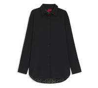 Hugo - Blusa con motivo effetto burnout - - Blouses & Shirts - Donna - Nero - S