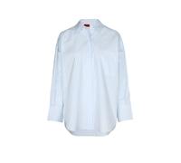 HUGO Camicetta oversize in popeline di cotone a righe - Style Eustyna, 50559532 Righe azzurre 40