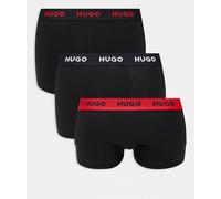 HUGO Bodywear - Confezione da 3 boxer aderenti color antracite-Grigio W33