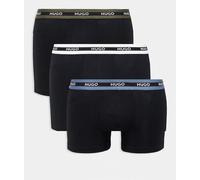 HUGO - Bodywear - Confezione da 3 boxer aderenti neri-Nero W33