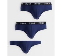 HUGO Bodywear - Confezione da 3 paia di slip blu navy W33