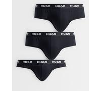 HUGO Bodywear - Confezione da 3 paia di slip neri-Nero W34.6