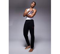 HUGO Pantaloncini da pigiama 'Laze' rosso sangue / nero Uomo HUGO M