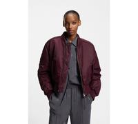 HUGO Bomber imbottito in tessuto idrorepellente con arricciature - Style Ferida-2, 50550687 Viola scuro M