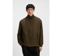 HUGO Bomber in cotone cerato con orlo regolabile - Style Bazer2531, 50541605 Marrone L
