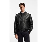 HUGO Bomber regular fit in pelle a motivi - Style Lude, 50553111 Nero XXL