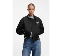 HUGO Bomber stile college imbottito in satin - Style Felax-1_B, 50563077 Nero S