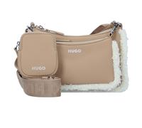 HUGO Borsa a tracolla 'Bel' beige / bianco Donna HUGO One Size beige / bianco