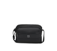 HUGO Borsa a tracolla in twill con dettagli in metallo con logo scomposto - Style Quantic_N_EW Crossb, 50547390 Nero pz.