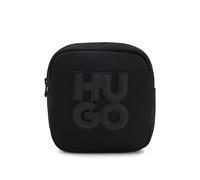 HUGO Borsa messenger per bambini con logo scomposto - Style G00323/09BUNQ, G00323 Nero ONESI