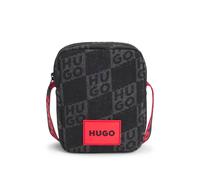 HUGO Borsa messenger per bambini con stampa del logo scomposto - Style G00285/09BUNQ, G00285 Nero ONESI