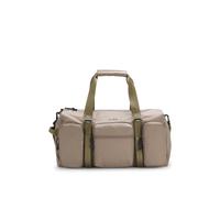 HUGO Borsone con logo in silicone stampato - Style EVERETT new HOLDALL, 50563512 Marrone chiaro pz.