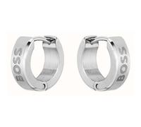 Hugo Boss Originali orecchini a cerchio in acciaio Odell 1580654