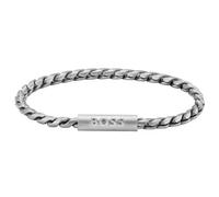 BOSS Bracciale color argento con catena intrecciata - Style DORAN, HB1580695 Color argento pz.