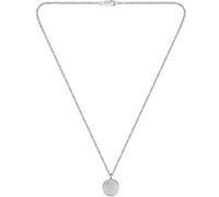 BOSS Jewelry Collana da Uomo Collezione DOUBLE B COIN in Acciaio Inossidabile con un Charm a Forma di Moneta - 1580761, NECKLACE, Silver
