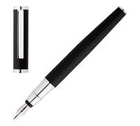 BOSS Hugo Ballpoint Pen Formazione a spina di pesce, cromato