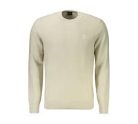 Hugo Boss Beige Cotton Men Sweater - XL