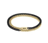 Hugo boss Bicolor Bracciale da uomo Jaxe 1580392 - Length: 19 cm