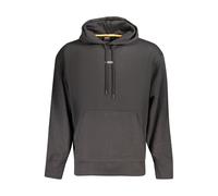 Hugo Boss Black Cotton Men's Hoodie - L