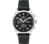 Hugo Boss Black Leather Dress Watch