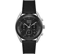 BOSS Cronografo con quadrante nero e cinturino in tessuto-silicone - Style TOP, 58129543 Nero pz.