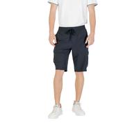 Hugo Boss Blue Polyester Bermuda Shorts - IT54 | XXL