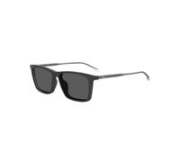 Hugo Boss Uomo BOSS 1151/CS 003/IR Occhiali da sole Plastica Nero-opaco Grigio Squadrata Clip-on