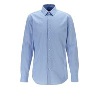 HUGO BOSS Camicia slim fit in popeline di cotone CELESTE Mod. Isko 50413741