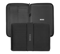 Hugo Boss Cartellina per conferenze, formato A4, colore: nero