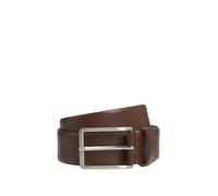 BOSS Cintura in pelle realizzata in Italia con fibbia con logo inciso - Style Erman-L_Sz35, 50491834 Marrone 90