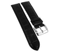 Hugo Boss Cinturino Orologio 22mm Pelle Imbottito Simil Coccodrillo Nero