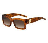 BOSS Occhiali da sole in acetato Havana con monogramma Double B - Style BOSS 1654/S08654HA, 58122940 A disegni pz.