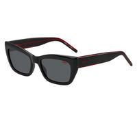Hugo Boss Donna Hugo Boss HG 1301/S OIT/IR Occhiali da sole Bio-acetato Nero Grigio Cat Eye