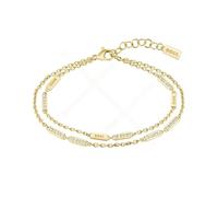 Hugo boss Double gold-plated Bracciale with crystals Larya 1580450