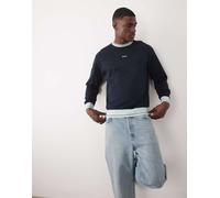 BOSS Felpa in terry di cotone con dettagli a contrasto - Style We_Blocks, 50561808 Blu scuro XL