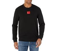 Hugo Boss Felpa da Uomo Regular Fit Square Logo Jersey, Corvo Nero, S