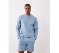 Hugo Boss - Felpa vestibilità classica azzurra in coordinato-Blu S