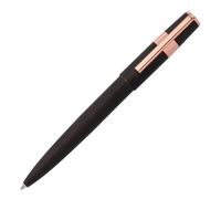 Hugo Boss Gear Pinstripe Ballpoint Pen Black/Rose Gold
