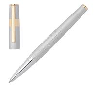 Hugo Boss Gear Pinstripe Silver/Gold Rollerball Pen