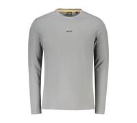 Hugo Boss Gray Cotton Men T-Shirt - M