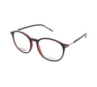 Hugo Boss Donna HG 1277 OIT Montature da vista Acetato Nero/Rosso Rotonda