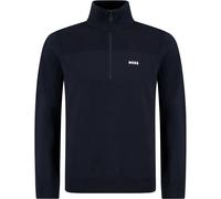 HUGO BOSS Maglia Momentum-X con 1/4 di zip, blu scuro