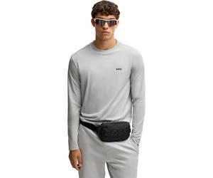 HUGO BOSS Maglia Tee lunga, grigio chiaro