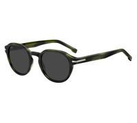 HUGO BOSS Occhiali da uomo, Verde Horn, 50/22/145