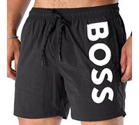 HUGO BOSS Octopus Badeshorts Uomo Bermuda Corto Nero/Bianco