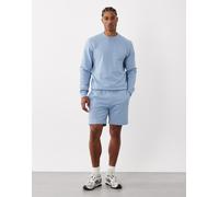 Hugo Boss - Pantaloncini regular fit azzurri in coordinato-Blu W33
